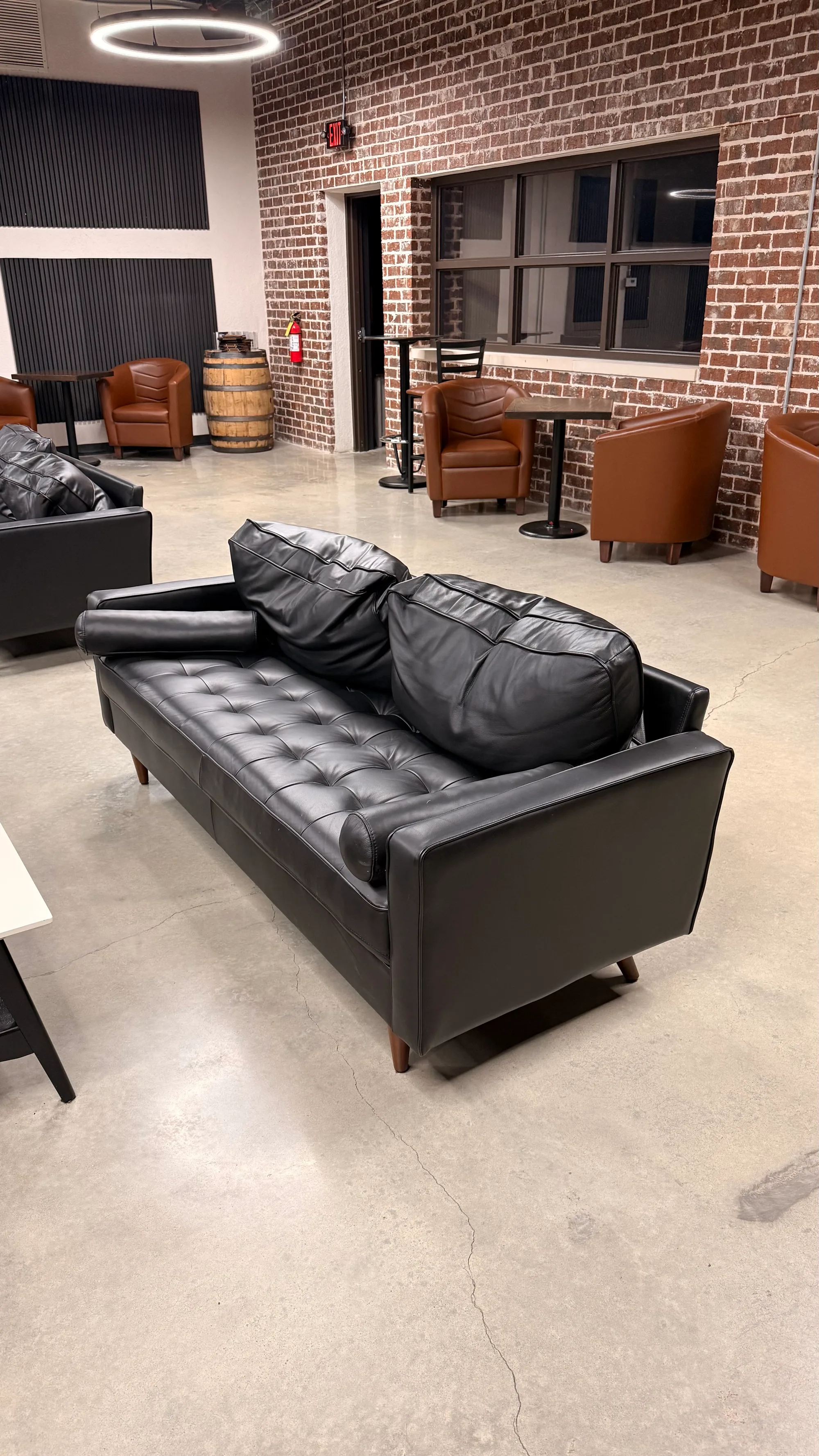 Double black sofas thumbnail 2