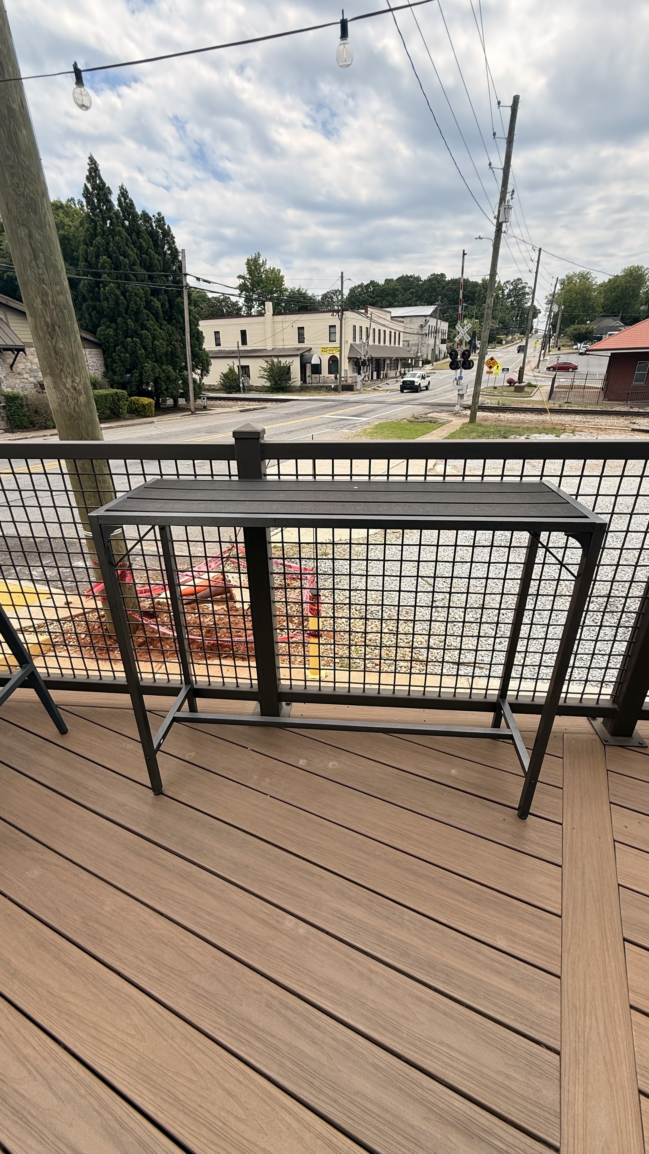 Square bar height tables 2 persons