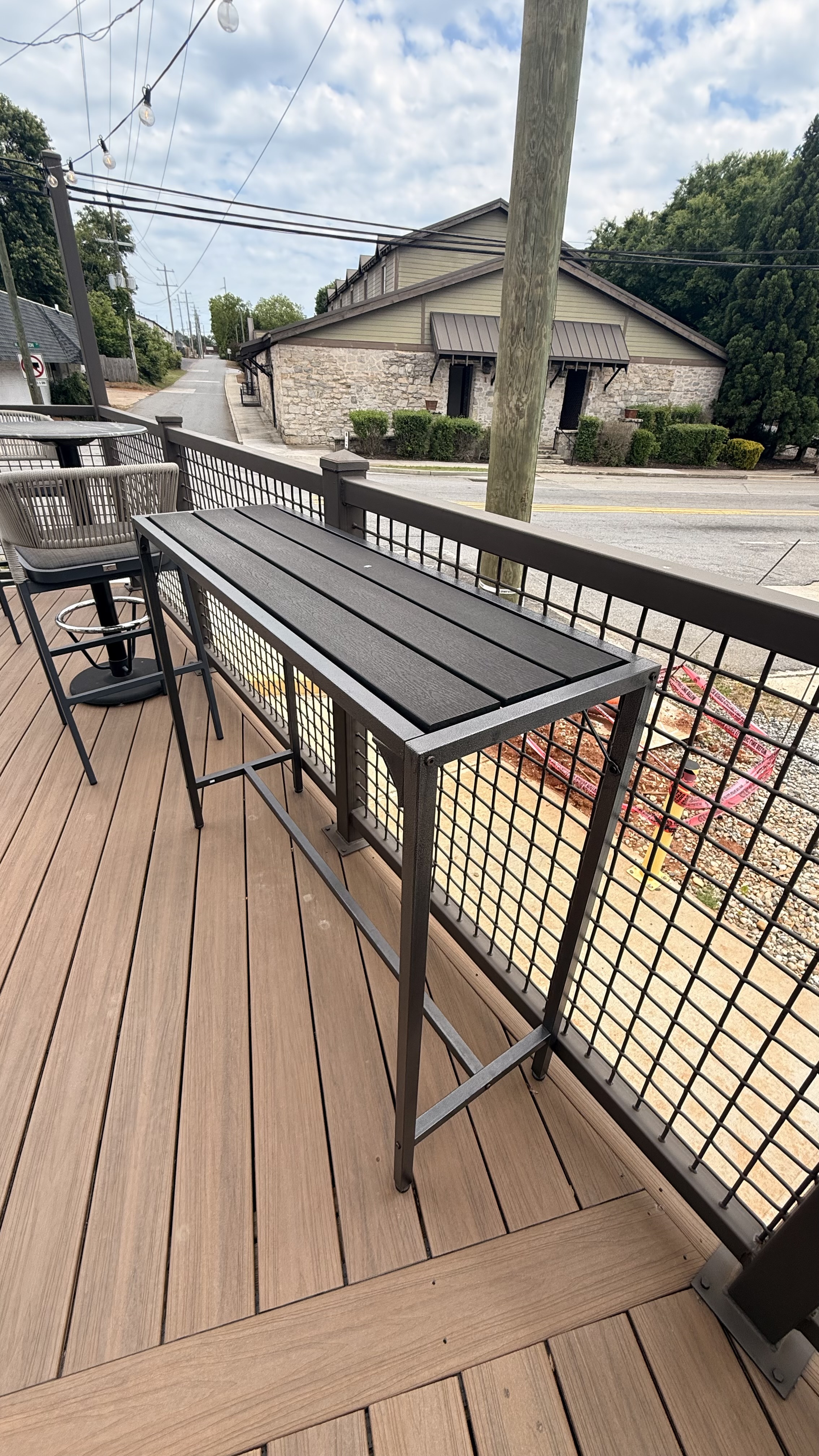Square bar height tables 2 persons thumbnail 2