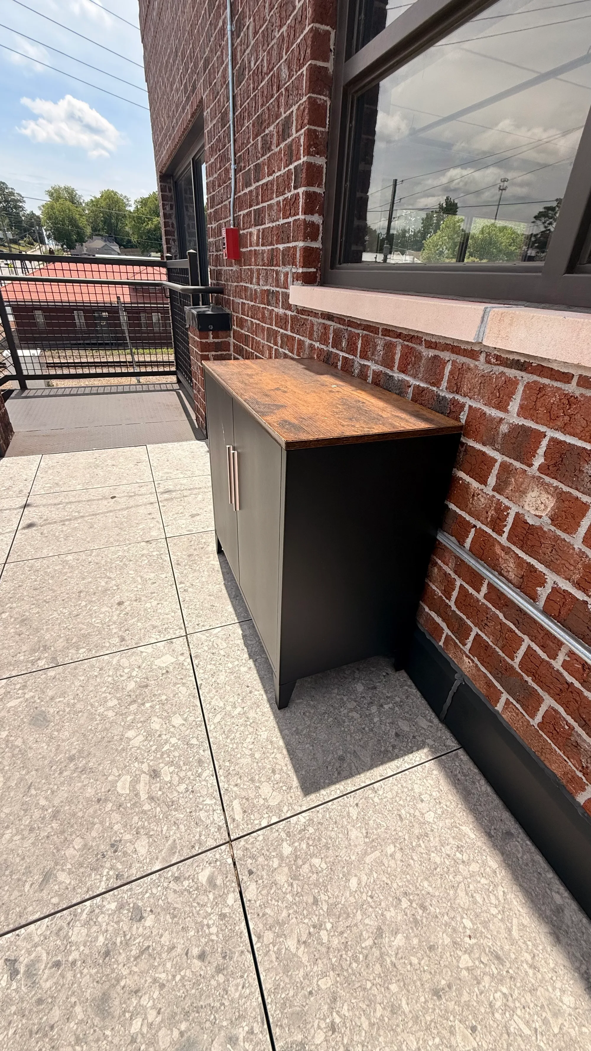 Black outdoor cabinet thumbnail 2