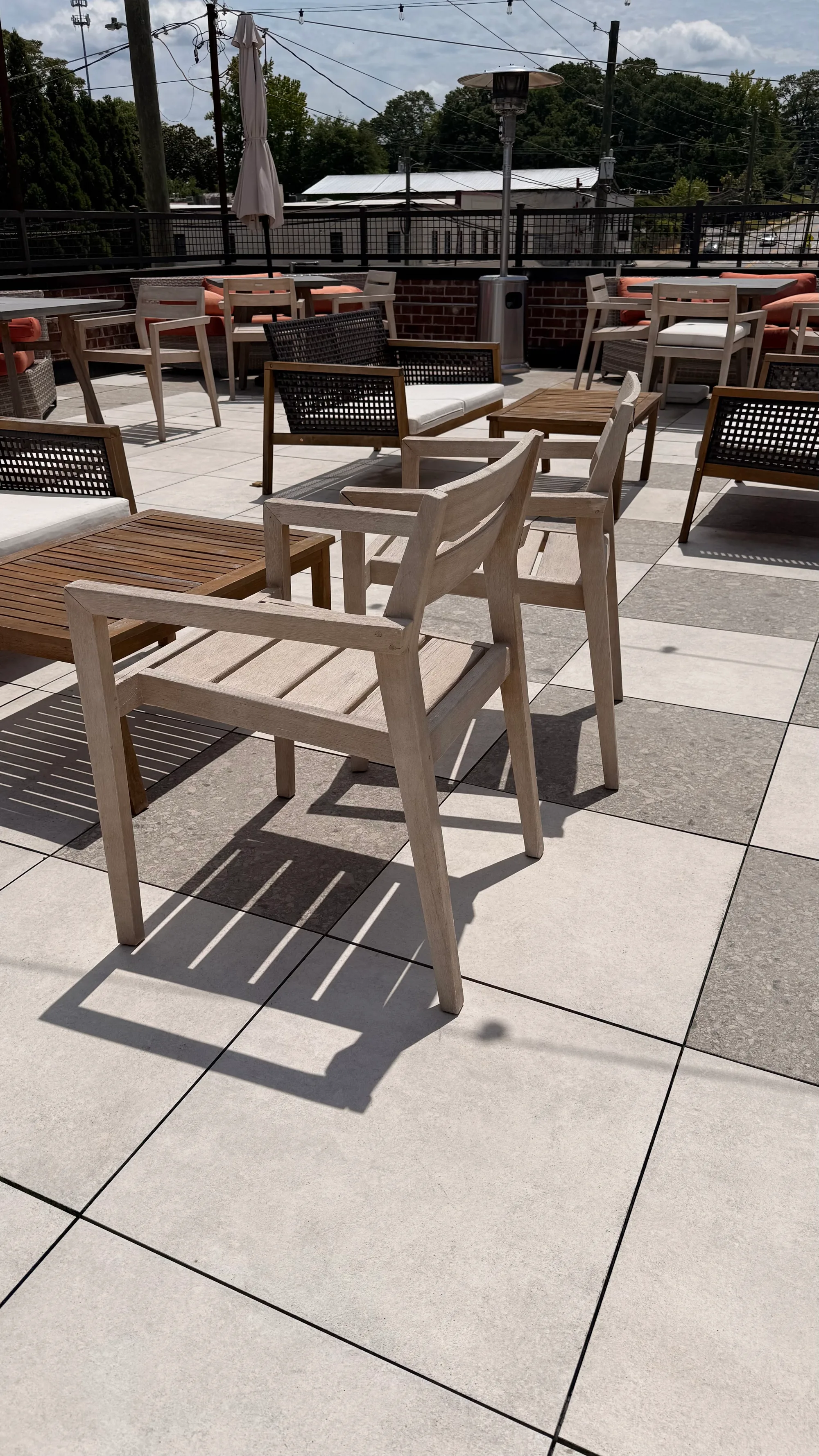 Wood dining chairs thumbnail 2