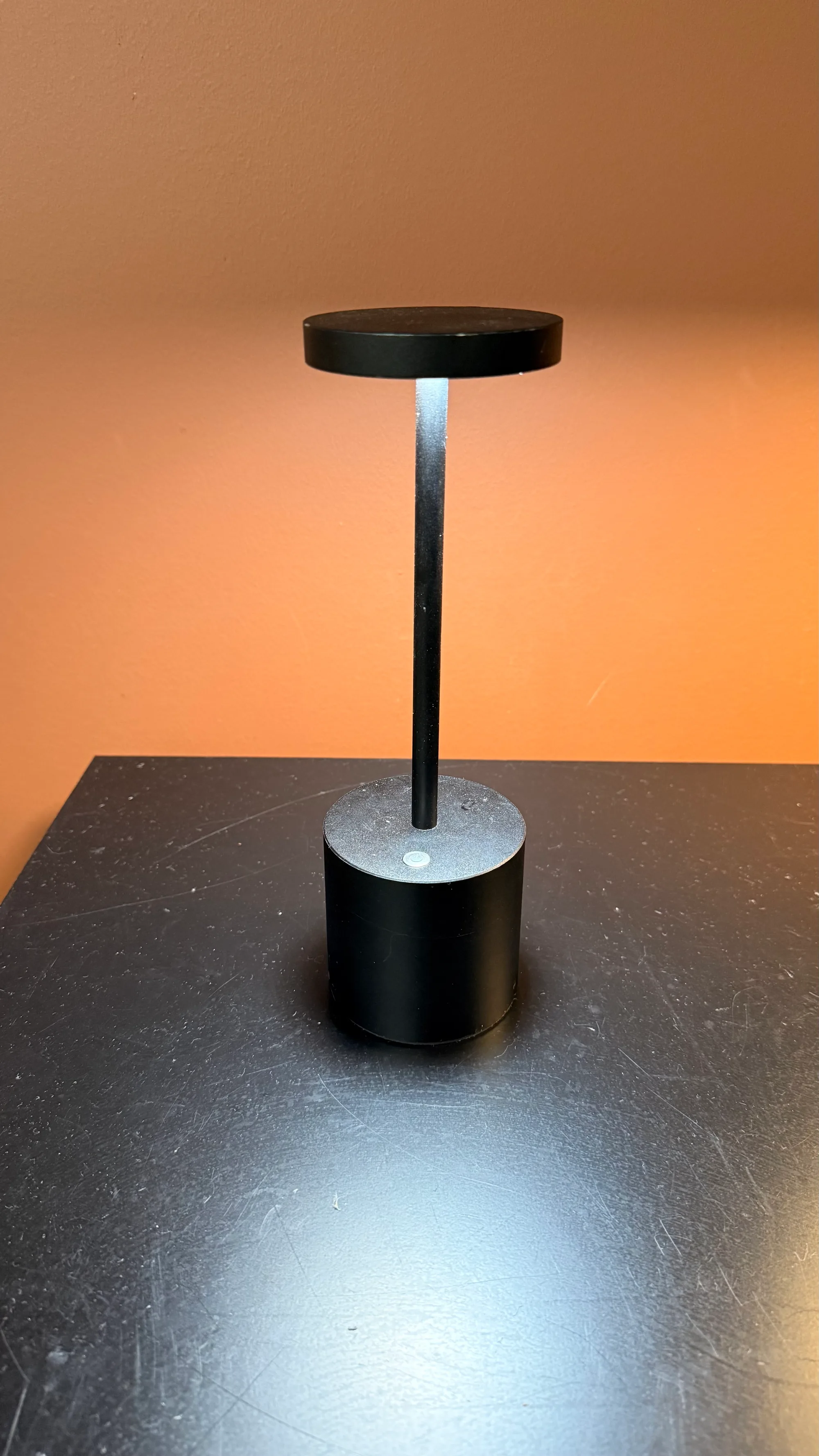 Rechargeable black LED table lamp (large) thumbnail 2